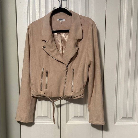 priv Jackets & Blazers - Priv Blush Women's Bomber Jacket - Medium